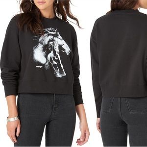 WRANGLER CROPPED CREWNECK SIZE S